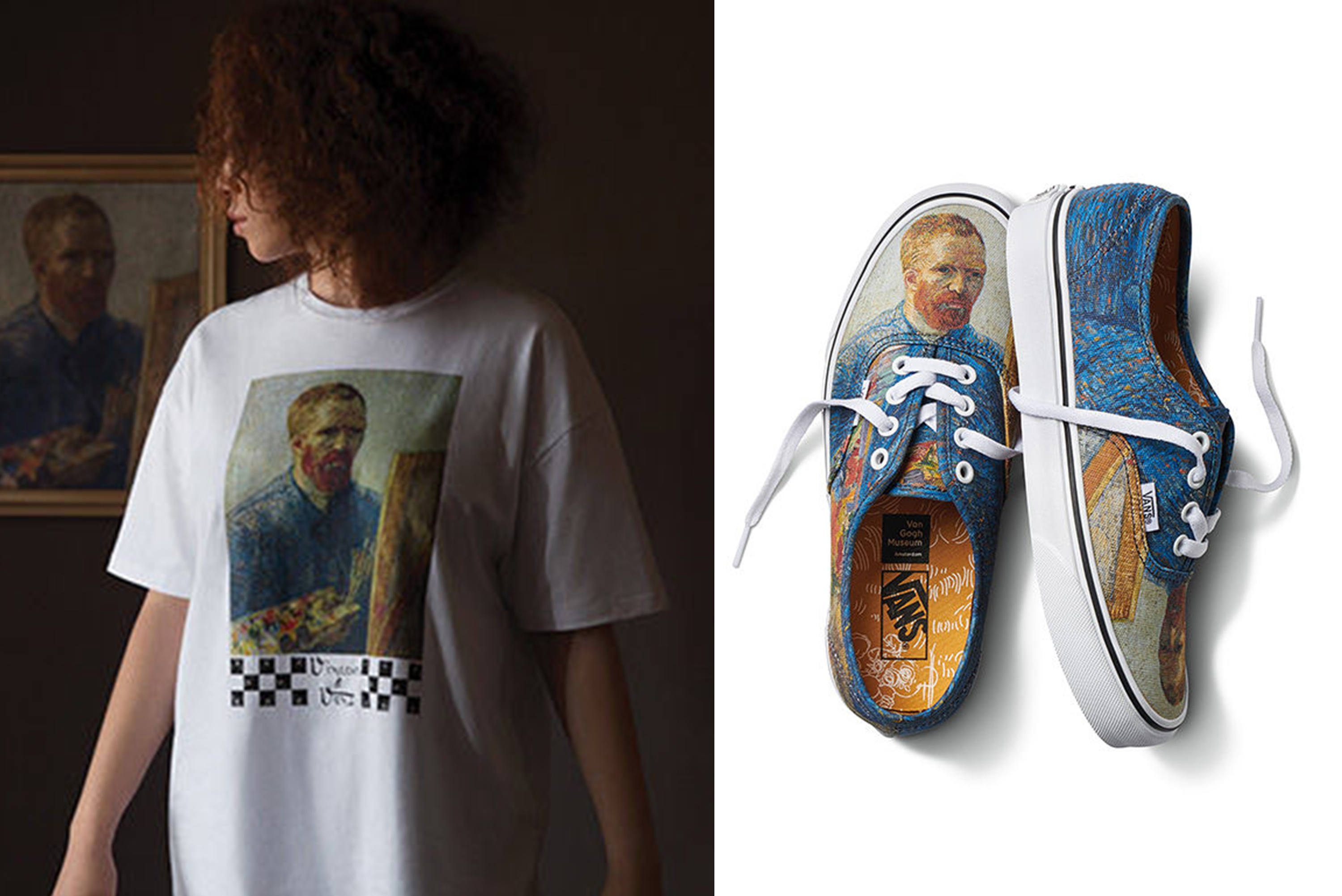 Vans authentic van clearance gogh self portrait